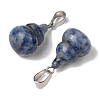 Natural Blue Spot Jasper Pendants G-B127-03P-03-3