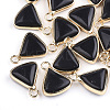 Synthetic Black Stone Pendants G-S344-10A-1