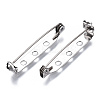 Tarnish Resistant 201 Stainless Steel Brooch Pin Back Safety Catch Bar Pins STAS-S117-022D-2