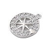Brass Micro Pave Cubic Zirconia Pendants KK-P289-05P-2