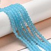 Imitation Jade Frosted Glass Bead Strands GLAA-F029-JM4mm-B03-4