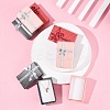 12Pcs 3 Colors Cardboard Paper Jewelry Set Boxes CBOX-FS0001-02-8