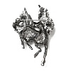 Horse Alloy Brooches for Backpack Clothes JEWB-L026-06B-2
