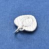 925 Sterling Silver Heart with Capital Letter Charms STER-S009-13O-S-2