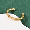 304 Stainless Steel Cuff Rings for Women RJEW-G361-01G-3
