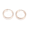 Ion Plating(IP) 304 Stainless Steel Huggie Hoop Earrings EJEW-F111A-20mm-RG-1