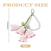 1Pc Flower Alloy Pendant Decorations KEYC-LP0001-25D-2