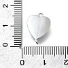 Brass Bowknot Heart Links KK-K400-49P-02-3
