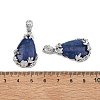Dyed Natural Lapis Lazuli Pendants G-P393-P10-3