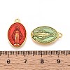 Brass Enamel Pendants KK-S345-179-4