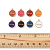 40Pcs Mother's Day Alloy Enamel Charms ENAM-FS0002-79-5