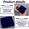 Square EVA Covered with Velveteen Commemorative Coin Storage Cases with Sponge Inside CON-WH0201-005B-3