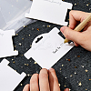 100Pcs Paper Bracelet Display Cards CDIS-WH0027-11B-01-3