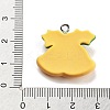 Christmas Theme Opaque Resin Pendants RESI-F054-B05-3