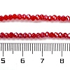 Baking Electroplate Glass Beads Strands DGLA-A039-J4mm-B02-4