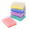 5Pcs 5 Colors Plastic Freezer Storage Boxes 2ml Centrifuge Tube Rack CON-CA0001-025-1