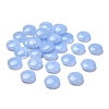 Flat Round Imitation Gemstone Acrylic Beads OACR-R051-21-1
