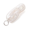 Natural Baroque Pearl Keshi Pearl Pendants PALLOY-JF04553-02-5
