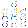 10Pcs 10 Colors Handmade Polymer Clay Adjustable Heishi Bracelet Making AJEW-TAC00053-1