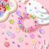 DIY Round Flower Acrylic Beads Jewelry Making Kits DIY-CJ0002-82-6
