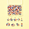 45Pcs 9 Styles Independence Day Alloy Enamel Pandants FIND-FS0004-09-6