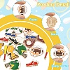 18Pcs 8 Styles Alloy Enamel Pendants ENAM-FS0004-18-2