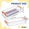 Rectangle Plastic Pencil Case AJEW-WH0596-276A-2