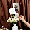 120Pcs 2 Style Heart Shaped Plastic Flower Card Holder Stick AJEW-GA0003-93B-3