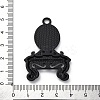 Glass Mirror Pendants FIND-Z073-03EB-3