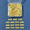 120Pcs Tibetan Style Alloy Rectangle Pendants FIND-FS0003-62-6