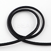 Imitation Leather Round Cords with Cotton Cords inside LC-R008-01-3
