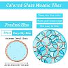 30Pcs Colored Glass Mosaic Tiles DIY-OC0009-45F-2