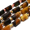 Natural Banded Agate Beads Strands G-H342-C01-02-2