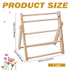 4-Tier Detachable Wood Bracelet Organizer Display Stands BDIS-WH0019-003-2