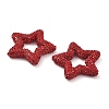 Star Shape Polymer Clay Rhinestone Beads CLAY-NH0001-06B-2