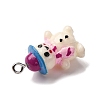Christmas Opaque Resin Pendants RESI-H039-01P-06-2