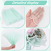 4M Polyester Pleated Lace Trim OCOR-WH0088-24A-4