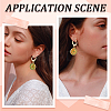 30Pcs 304 Stainless Steel Leverback Earring Findings EJEW-AB00017-5
