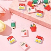 16Pcs 4 Styles Stationery Theme Resin Pendants RESI-FS0001-89-8