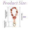 Cotton Braided Flower Pendant Decorations AJEW-TAC0030-032G-13-3