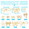18Pcs 9 Styles Brass Pendants KK-TA0001-87-4