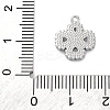 304 Stainless Steel Cubic Zirconia Pendants STAS-R141-01P-03-3