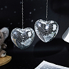 Heart Glass Mirror Ball Reflective Ball AJEW-WH0036-123A-4
