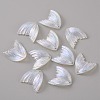 Fishtail Shape Transparent Acrylic Pendants TACR-TAC0007-01A-2