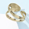 304 Stainless Steel Cuff Bangles for Women BJEW-B150-02G-3