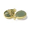 Natural Green Aventurine Pendants G-G900-01G-01-2