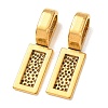Tibetan Style Alloy Glue-on Flat Pad Bails LS-TIBE-4710-AG-NR-1