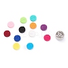 304 Stainless Steel Magnetic Diffuser Locket Aromatherapy Essential Oil Buckle AJEW-M027-09P-1