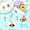 7Pcs 7 Styles Alloy Enamel Pendants ENAM-CJ0007-38-3