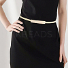 Iron & Resin Rhinestones Waist Chain Belts for Women Ladies Dress AJEW-WH20072-04G-7